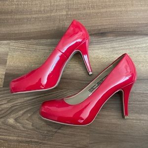 Patent Leather Red Pumps